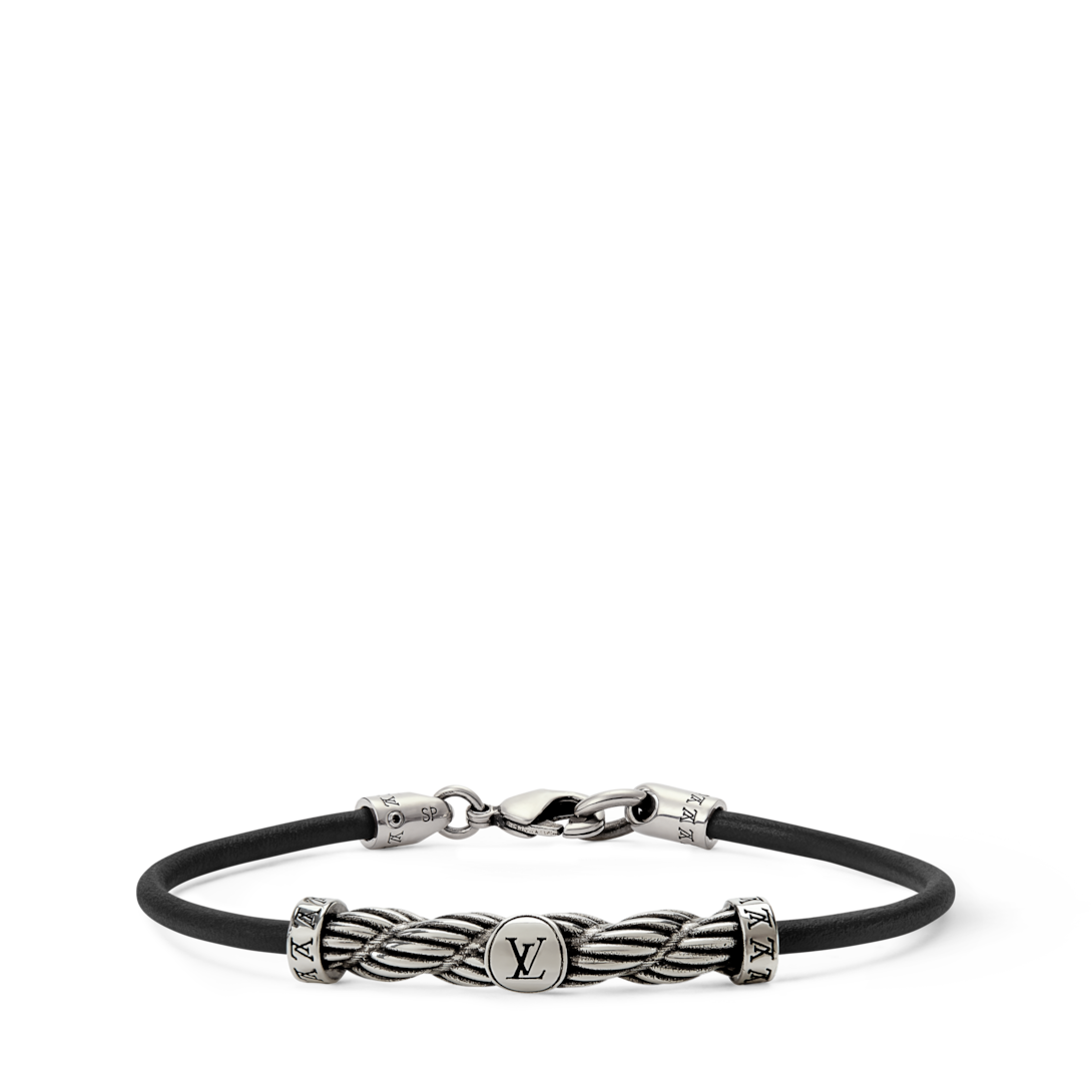 LV Braids Leather Bracelet Other Leathers - Men - Accessories